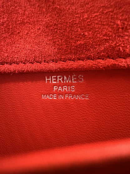 Hermès Kelly Elan Doblis Capucine Suede PHW W 2025