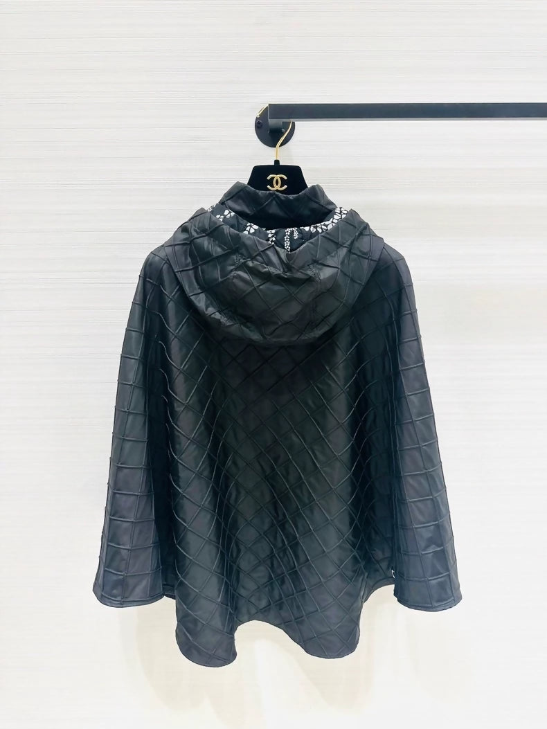 Chanel 25M black hooded jacket