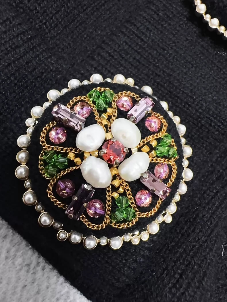 Chanel 22A  jewel-button cardigan