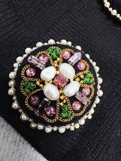 Chanel 22A  jewel-button cardigan