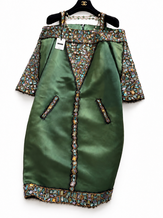 Chanel 2011 Byzantine Pre-Fall Métiers d'Art Dark Green