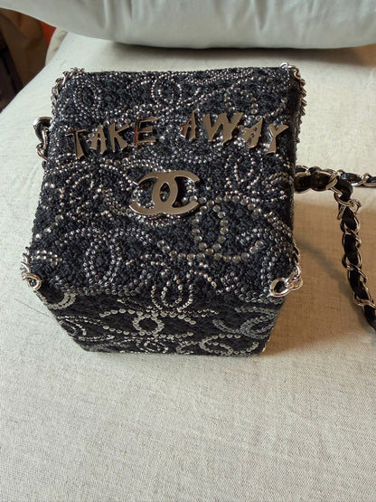 Ultra Rare - Chanel 2010 Paris-Shanghai Take Away Box Bag