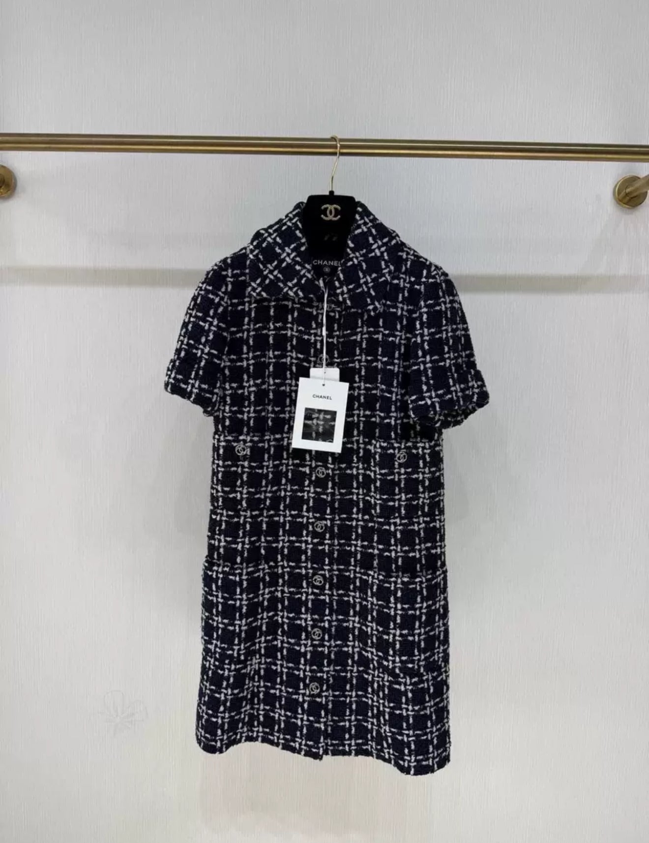 Chanel 23B tweed dress