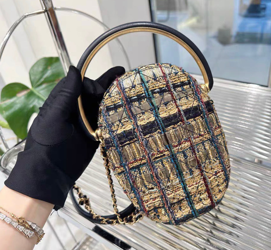 Chanel 19A Egyptian Tweed Runway Collection Crossbody – Wararni.com