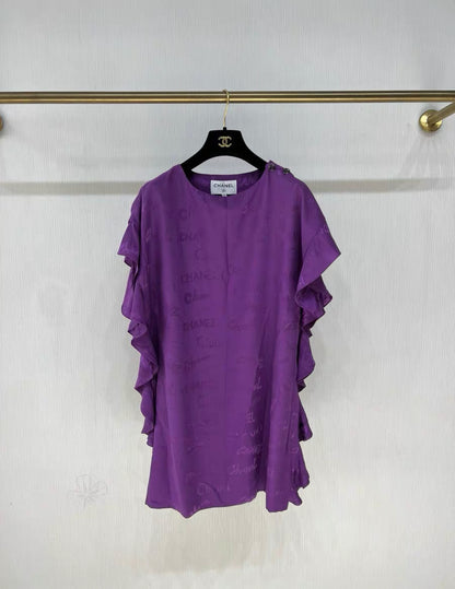 Chanel purple caftan size 38