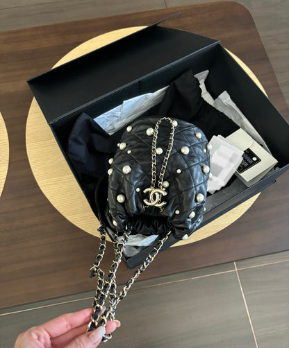 Chanel Bucket Pearl Bag SS21