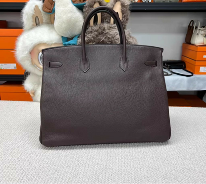 Hermès Birkin 40 Ebony Togo Leather Gold Hardware