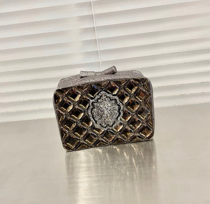 Chanel Minaudière Moscow Leo Runway Rare Metal Clutch