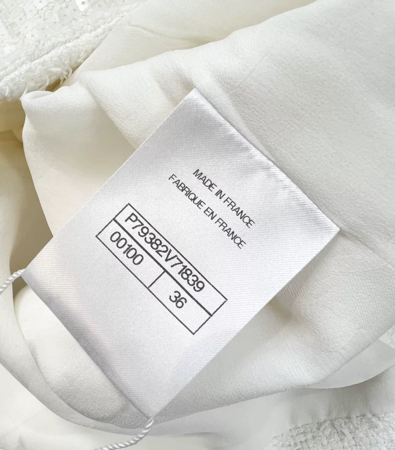 Chanel 25S Glittered Cotton Vest