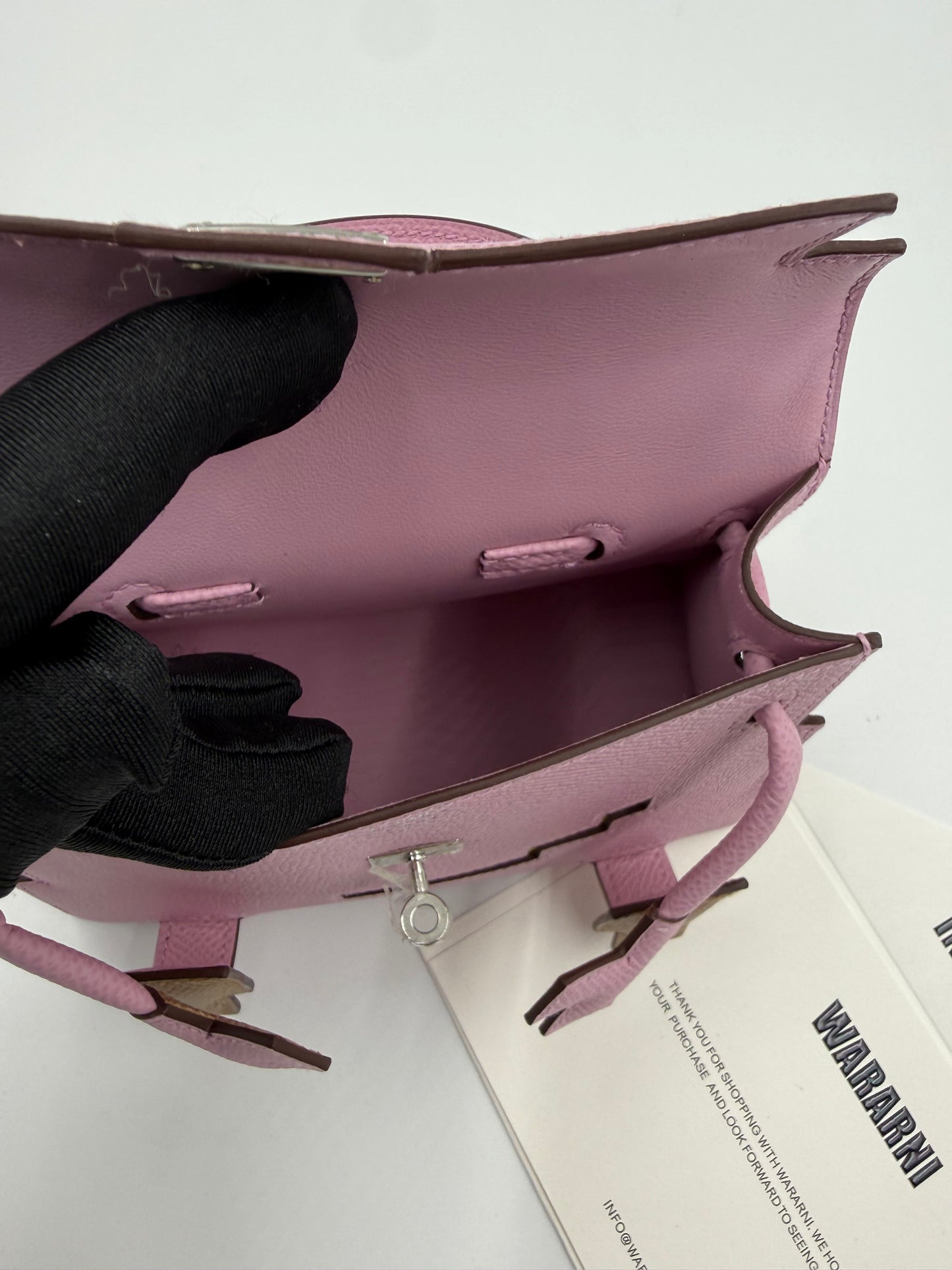 Hermès Kelly Doll "Picto" Quelle Idole Mauve Sylvestre, Lime, Nata & Chai Epsom Palladium Hardware