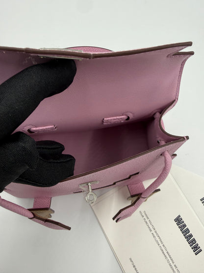 Hermès Kelly Doll "Picto" Quelle Idole Mauve Sylvestre, Lime, Nata & Chai Epsom Palladium Hardware