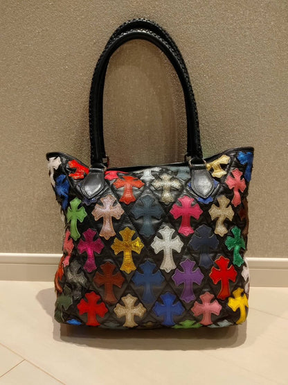 Chrome Hearts Colorful Leather tote bag
