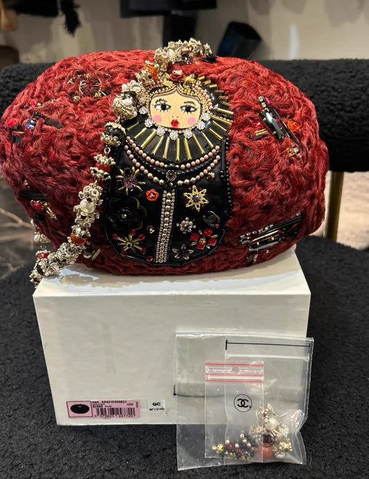 Chanel 2009 Paris-Moscou Embellished Muff