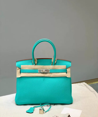 Hermés Birkin 30cm Vert Verone Togo Leather Palladium Hardware