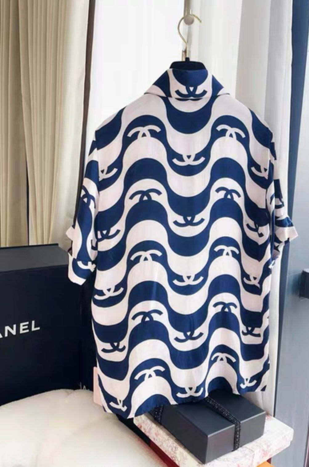 Chanel 21P popular blue shirt size 34 – Wararni.com