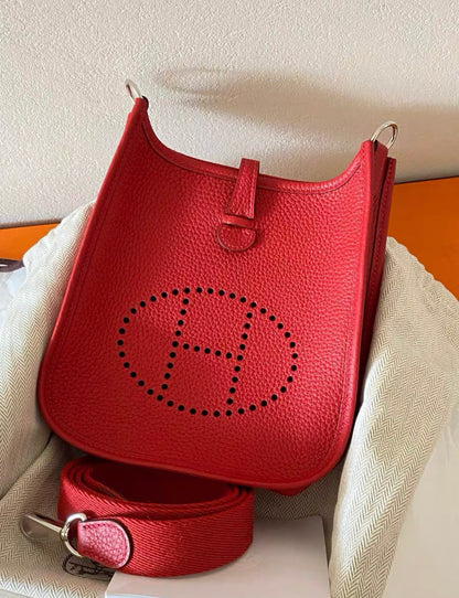 Hermès Red Evelyn Bag