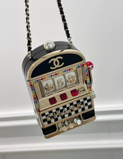 Chanel 23C Monaco Slot Machine Casino Minaudière Evening Clutch Bag