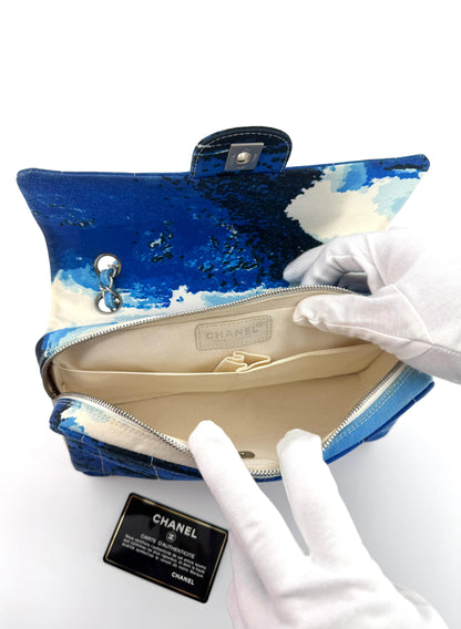 Chanel 2002 Surf Line Choco Bar Flap Bag