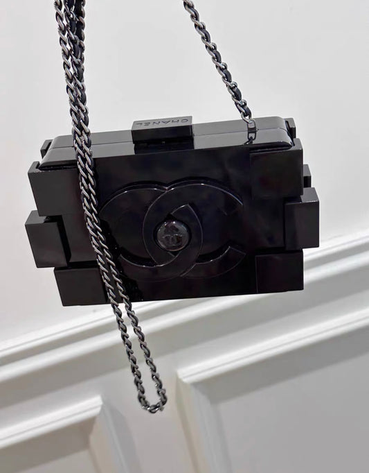 Chanel Black Lego Bag