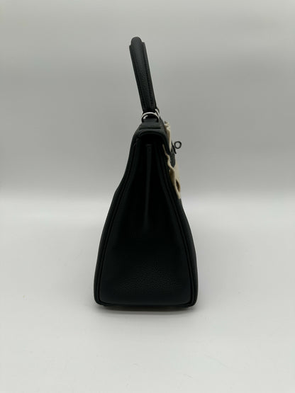 Hermes Kelly 28 black togo phw stamp K