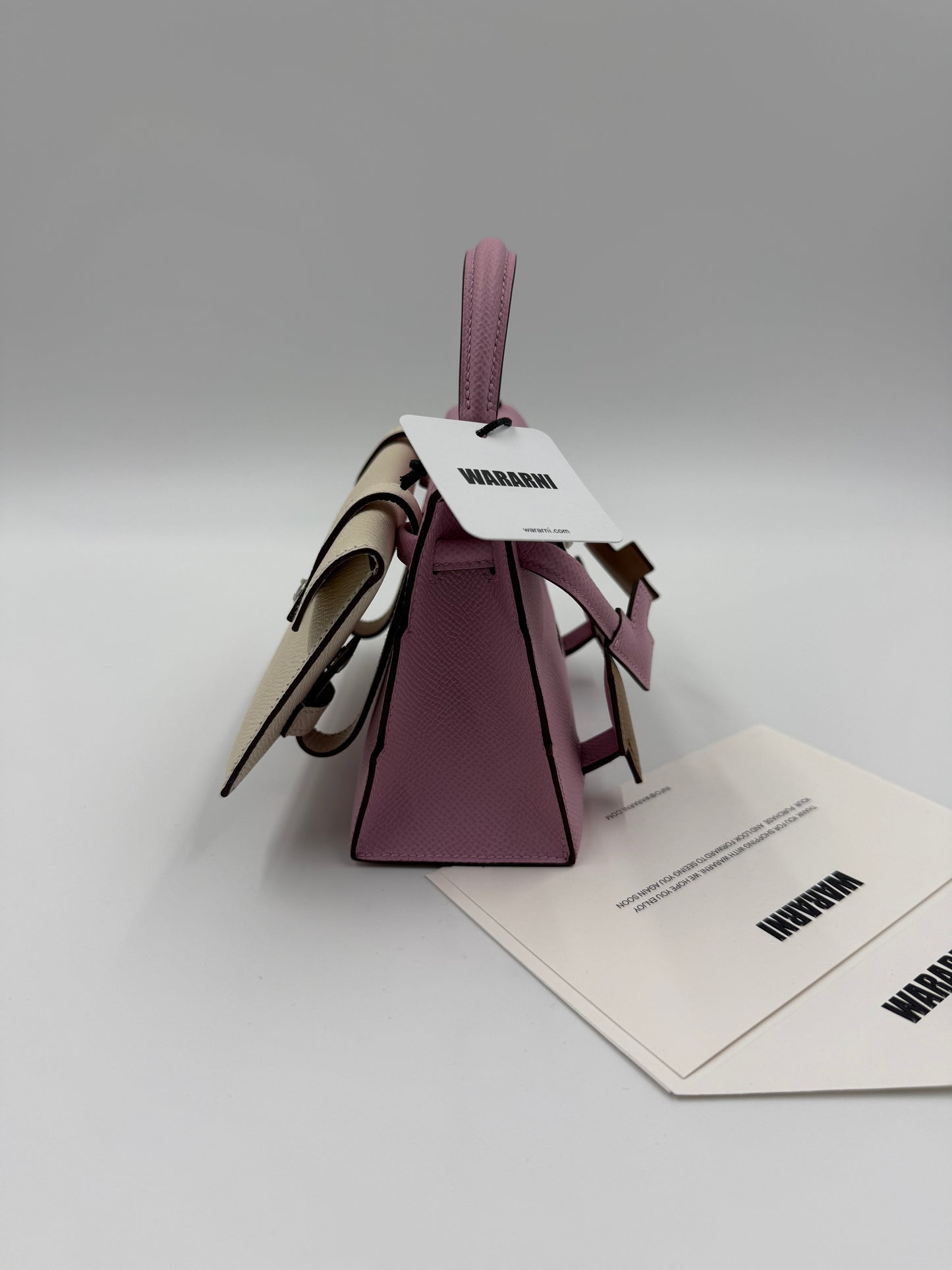 Hermès Kelly Doll "Picto" Quelle Idole Mauve Sylvestre, Lime, Nata & Chai Epsom Palladium Hardware