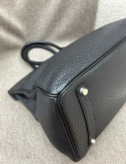 Hermès Birkin 35 Black Togo Leather Palladium Hardware