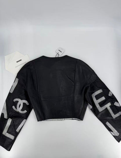 Chanel 21S leather jacket