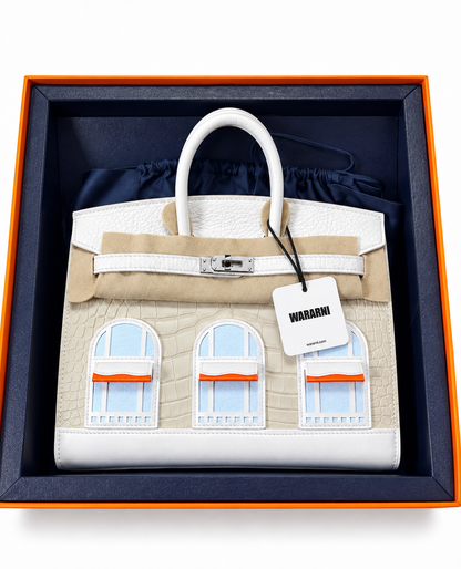 Hermès Birkin 20 Snow Faubourg Palladium Hardware