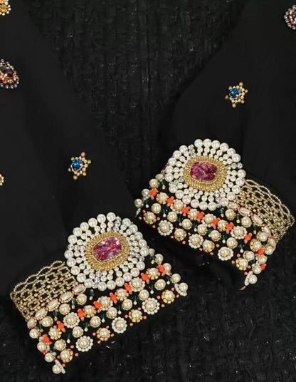 Chanel 22A Black Jewelry Coat