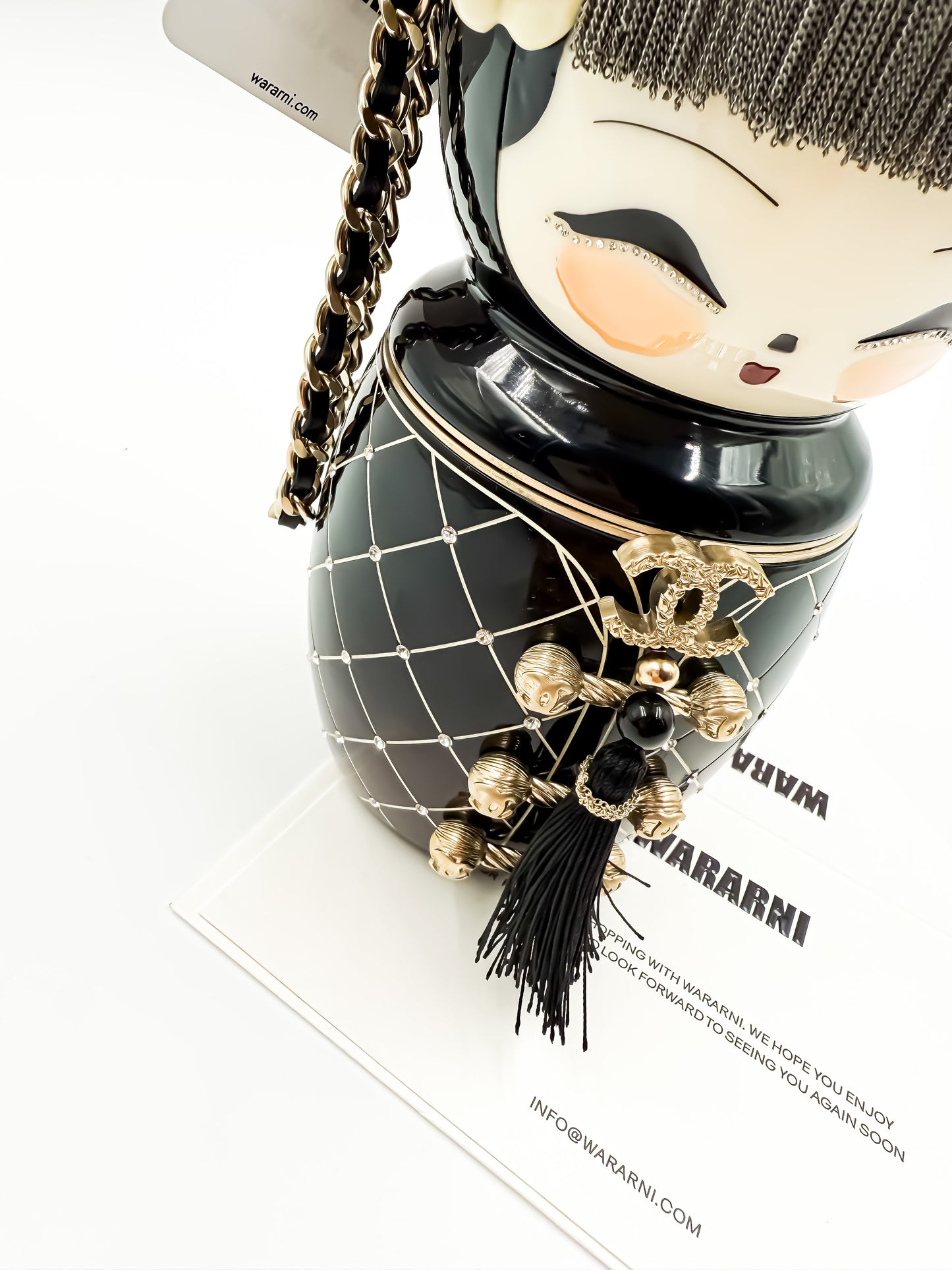 Rare Chanel China Shanghai Doll Minaudière — Paris–Shanghai Métiers d’Art 2010/Pre-Fall Limited Edition