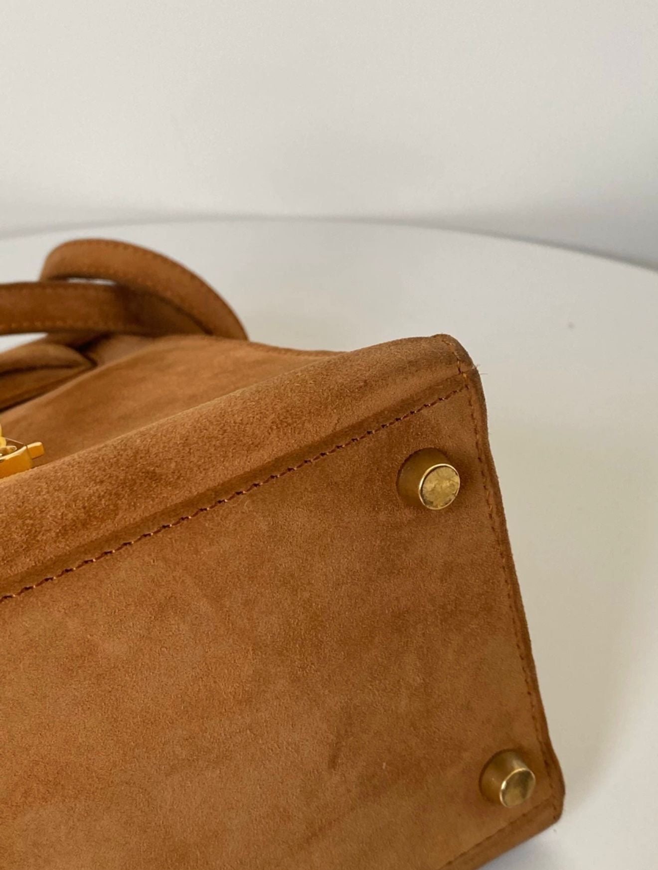 Hermes kelly 28 gold Doblis leather with gold hardware