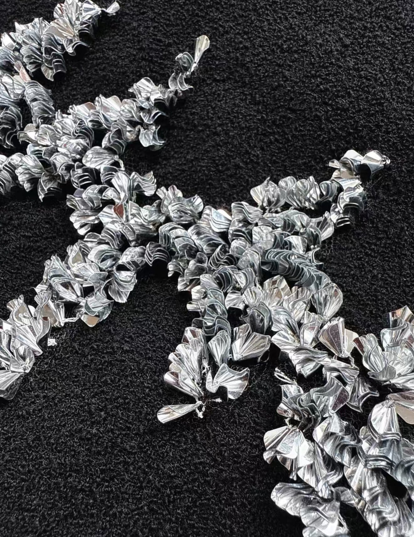 Chanel 22A black & silver skirt