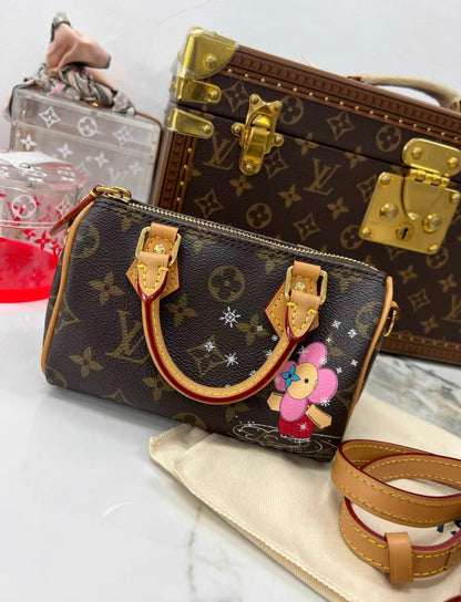 LOUIS VUITTON NANO SPEEDY VIVIENNE CHRISTMAS EDITION 2023