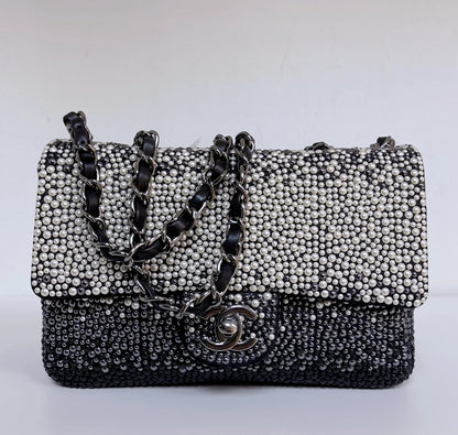 Chanel Pearls & Beads Mini Classic Single Flap Bag