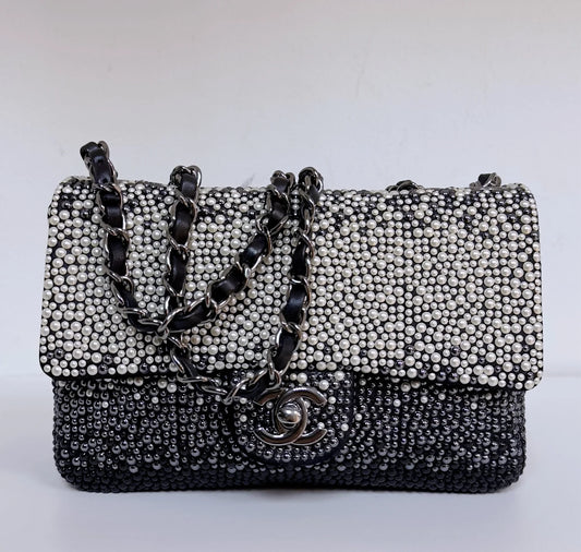 Chanel Pearls & Beads Mini Classic Single Flap Bag