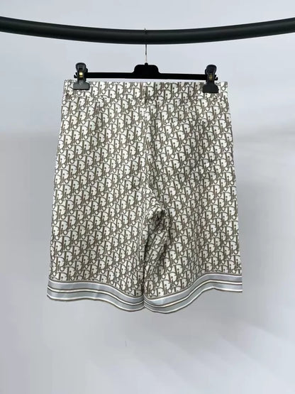 Dior monogram silk shorts