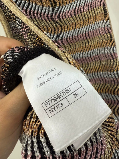 Chanel 24S iridescent knit jumpsuit