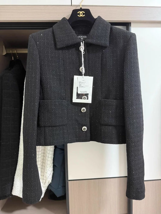 Chanel 25K black jacket