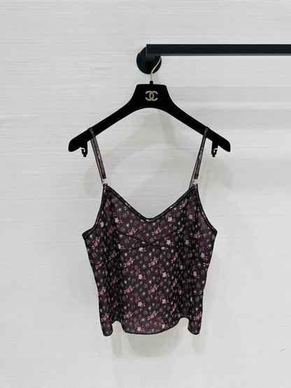 Chanel 24B floral print camisole
