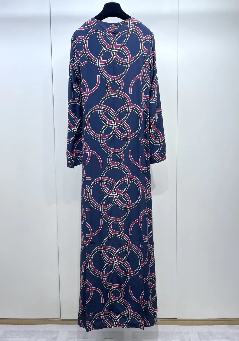 Chanel 23S silk maxi dress