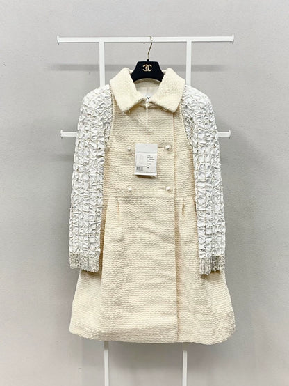 Chanel 17K white coat 
short set