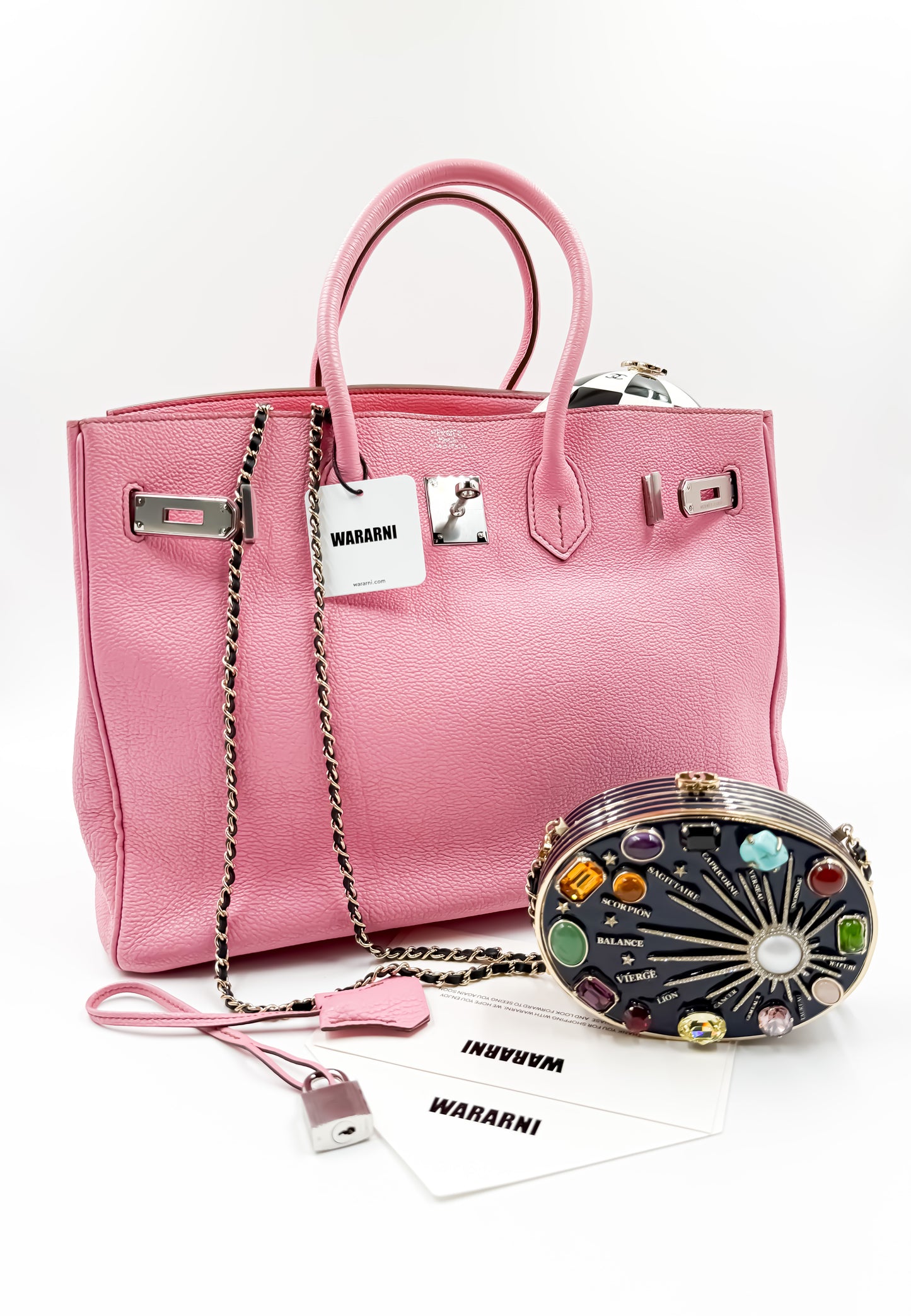 Hermès Birkin 35 Bubblegum Pink Togo Leather Palladium Hardware