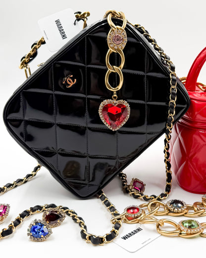 Chanel Vintage Ultra Rare 1995 Barbie Logo Vanity Bag