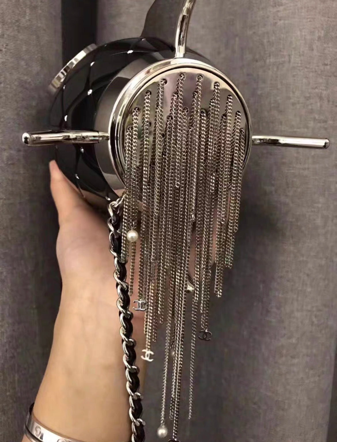 Chanel Limited Edition Plexiglass Crystal Rocket Ship Minaudière