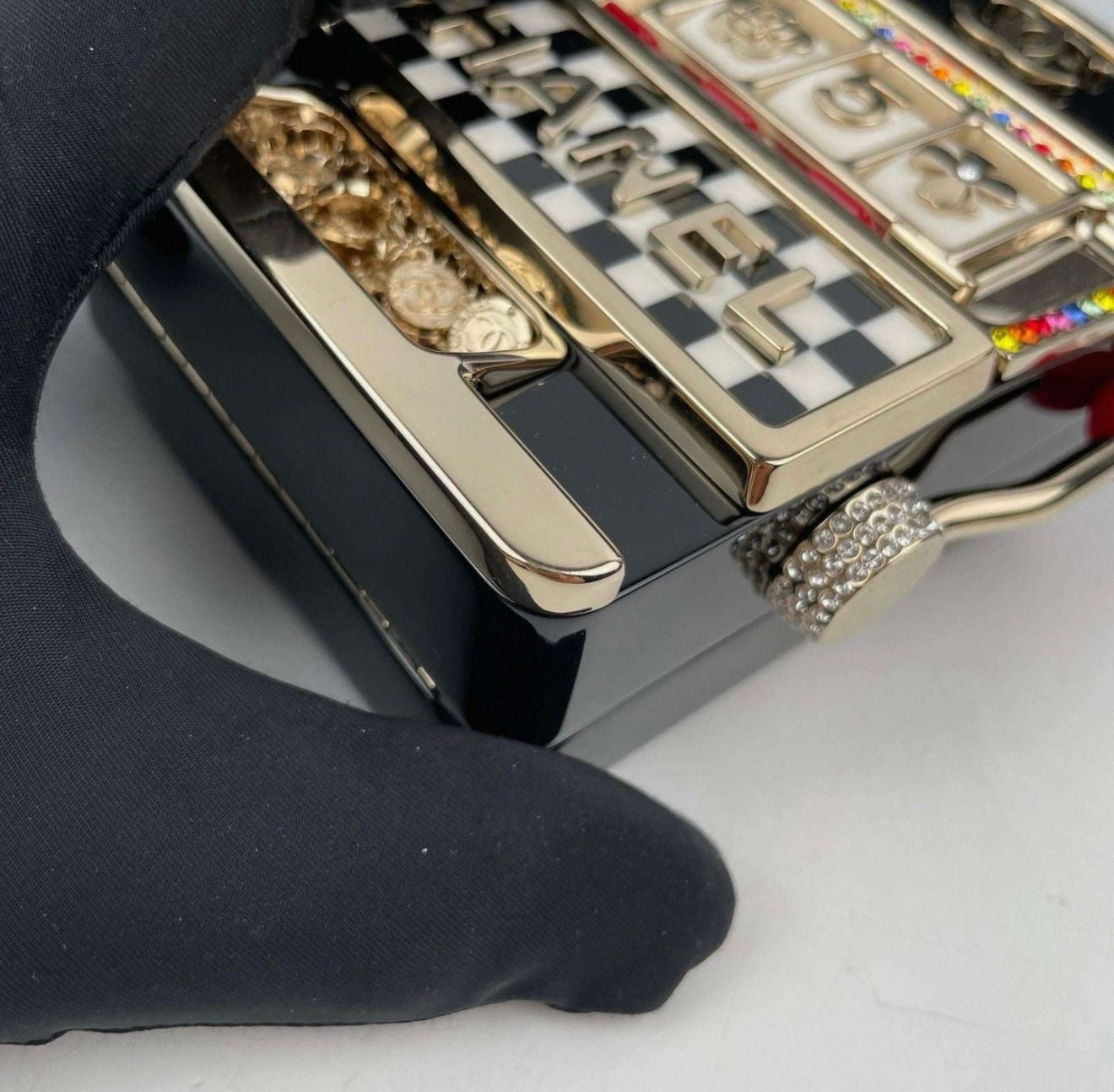 Chanel 23C Monaco Slot Machine Casino Minaudière Evening Clutch Bag
