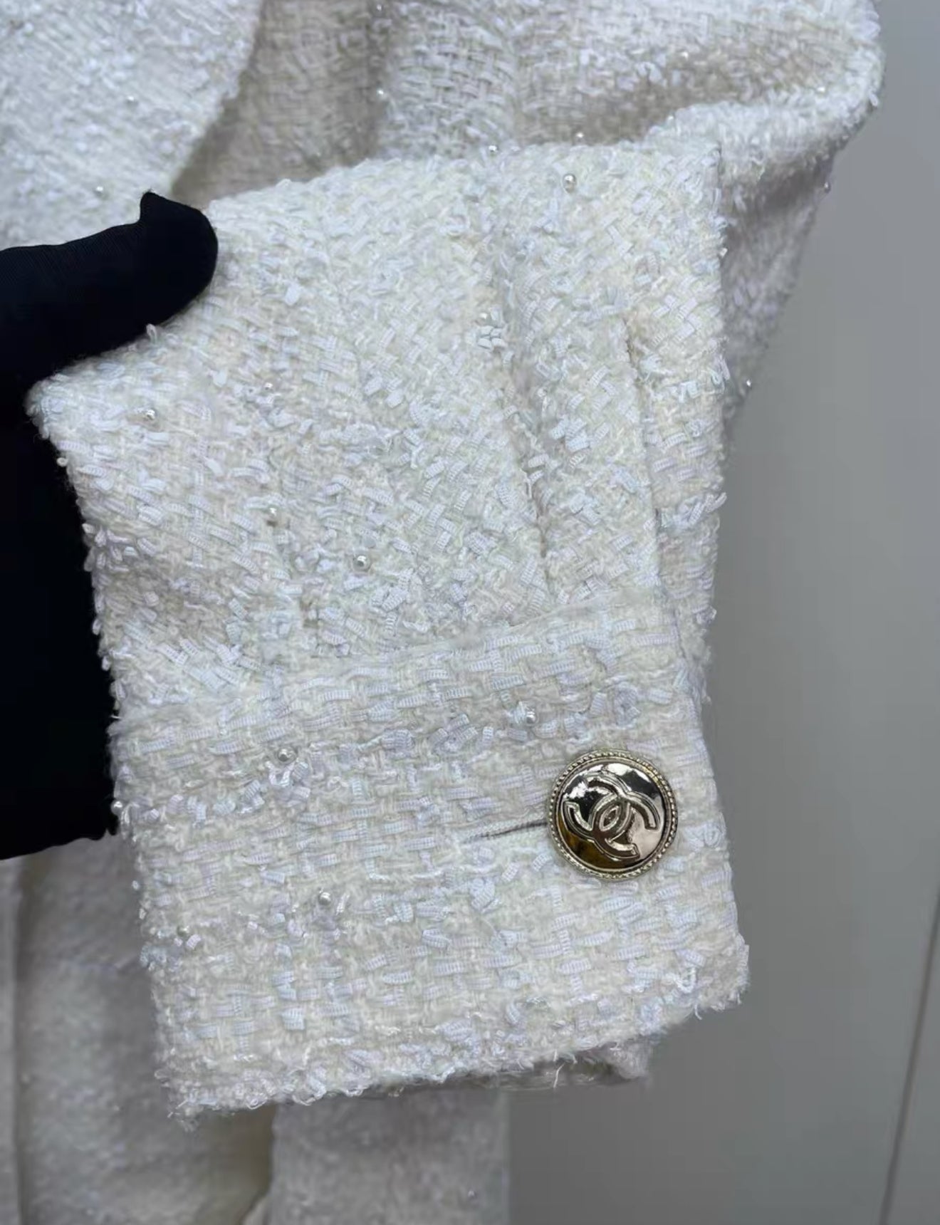 Chanel 20K white Long Coat