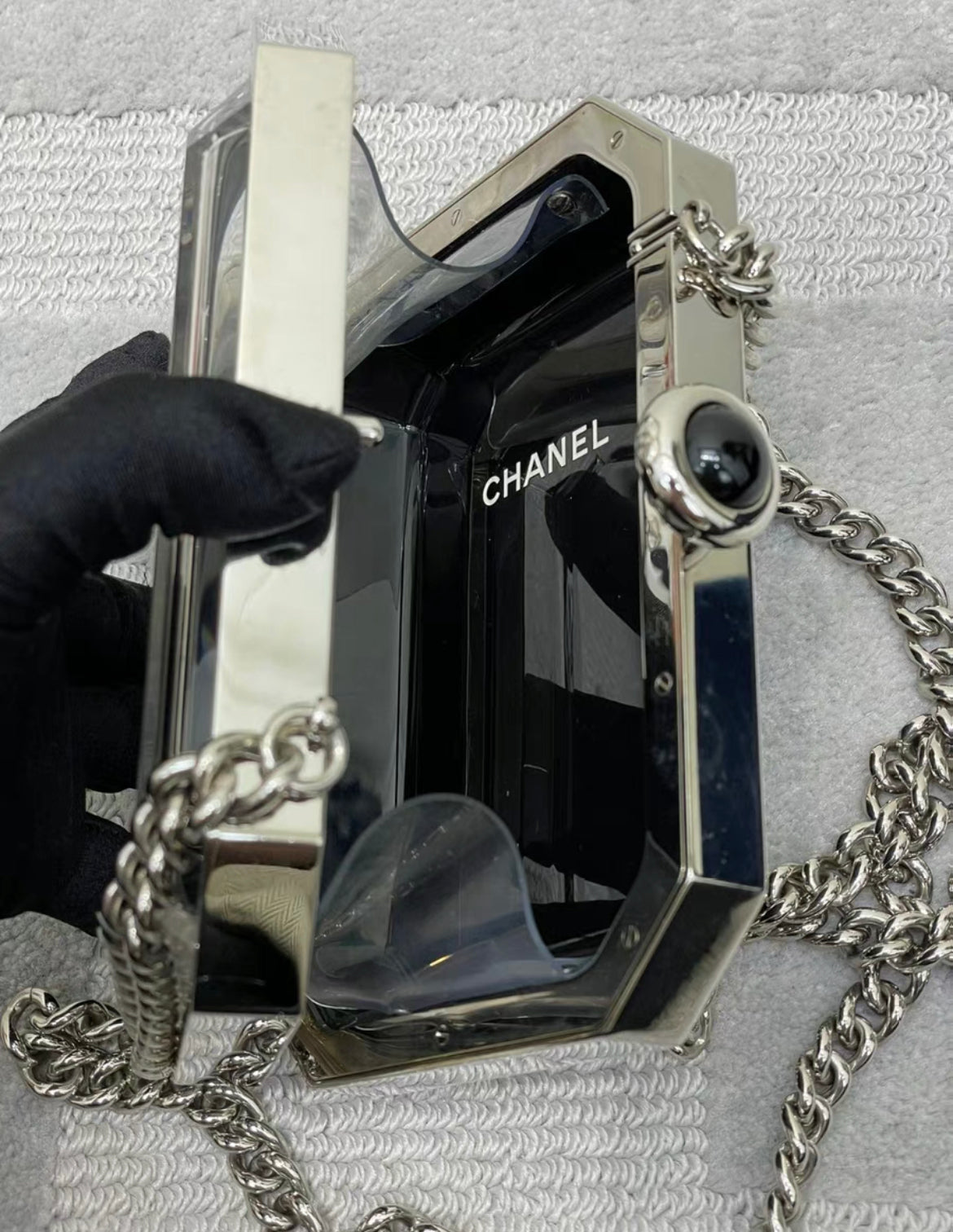 Chanel Vintage See-Through Minaudiere