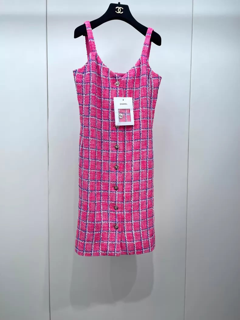 Chanel 24P pink dress