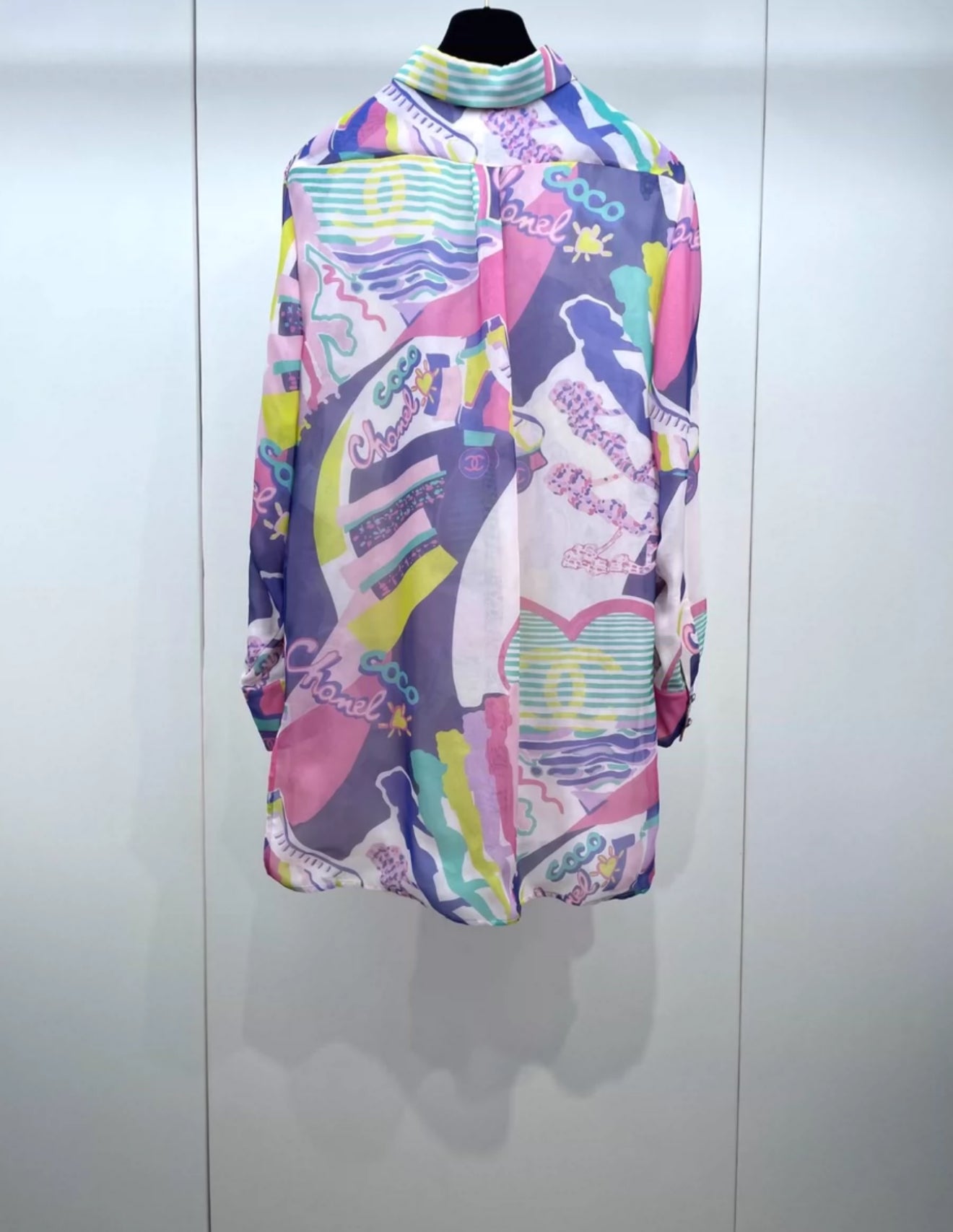 Chanel 24C Multicolor silk shirt