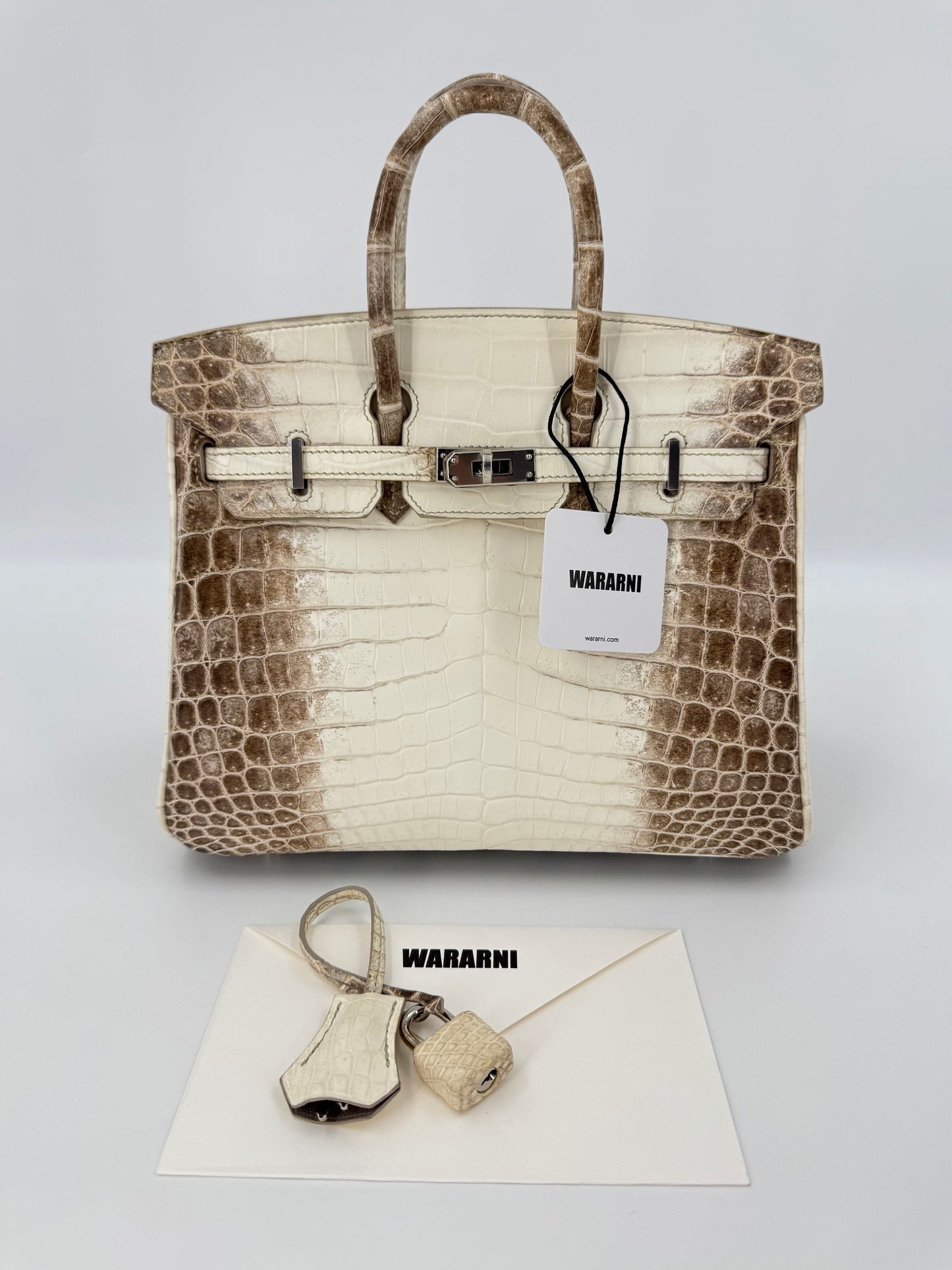 Hermes Birkin 25 Himalaya palladium hardware